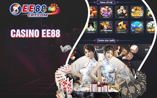 Giới thiệu sảnh Casino EE88 xanh chín